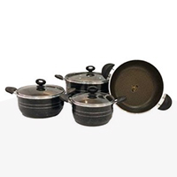 خرید پستی سرویس قابلمه و تابه لانه زنبوری 7 پارچه هلنا اصل