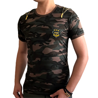 خرید پستی تی شرت مردانه ارتشی طرح Zipper اصل
