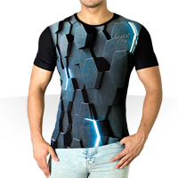 خرید پستی تی شرت سه بعدی Hex اصل