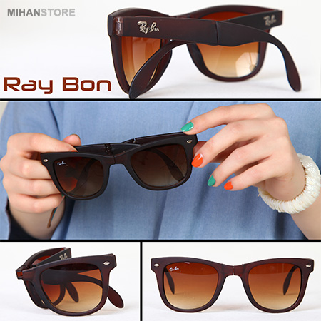 عینک آفتابی ریبن تاشو مدل Folding ray-bon sunglasses model B-18