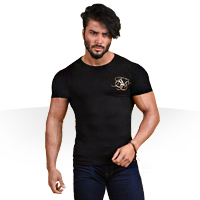 خرید پستی تی شرت مردانه طرح Golden S اصل