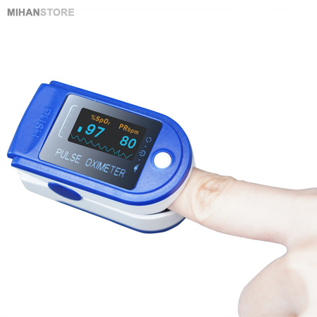 پالس اکسیمتر سنجش اکسیژن و ضربان قلب Fingertip Pulse Oximeter LK88