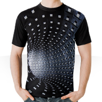 خرید پستی تی شرت سه بعدی Tunnel اصل